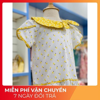[FreeShip – Hàng cao cấp]  Váy thiết kế cổ lệch nơ
