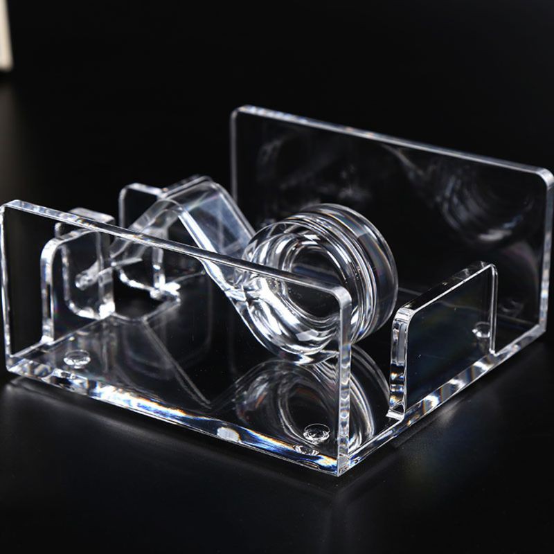 Hộp Đựng Khăn Giấy Hình Vuông Chất Liệu Acrylic