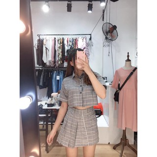 Set váy kẻ caro HOT HIT