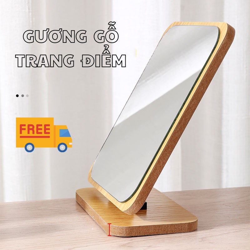 Gương Để Bàn, Gương Trang Điểm Có Thể Gấp Gọn Tiện Lợi - AUTO BEN