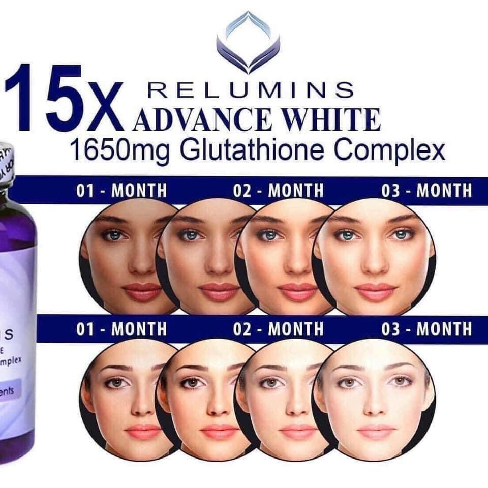 Viên uống trắng da Relumins Advance White 1650mg 90 viên
