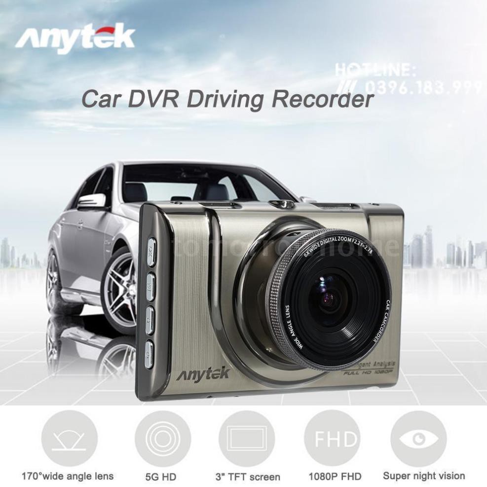 [Giảm giá]  Camera hành trình Anytek A100+ FullHD 1080 siêu nét | BigBuy360 - bigbuy360.vn