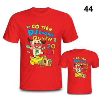 Áo thun gia đình in họa tiết tết có tiền đi đường quyền cực hot - TET44
