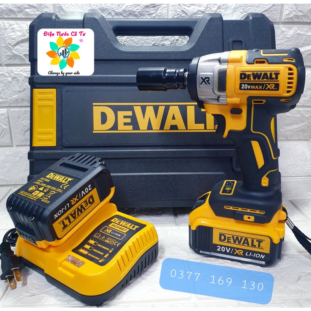 Máy Siết Bulong Không Chổi Than 20v Dewalt (mạnh - đẹp - bền)