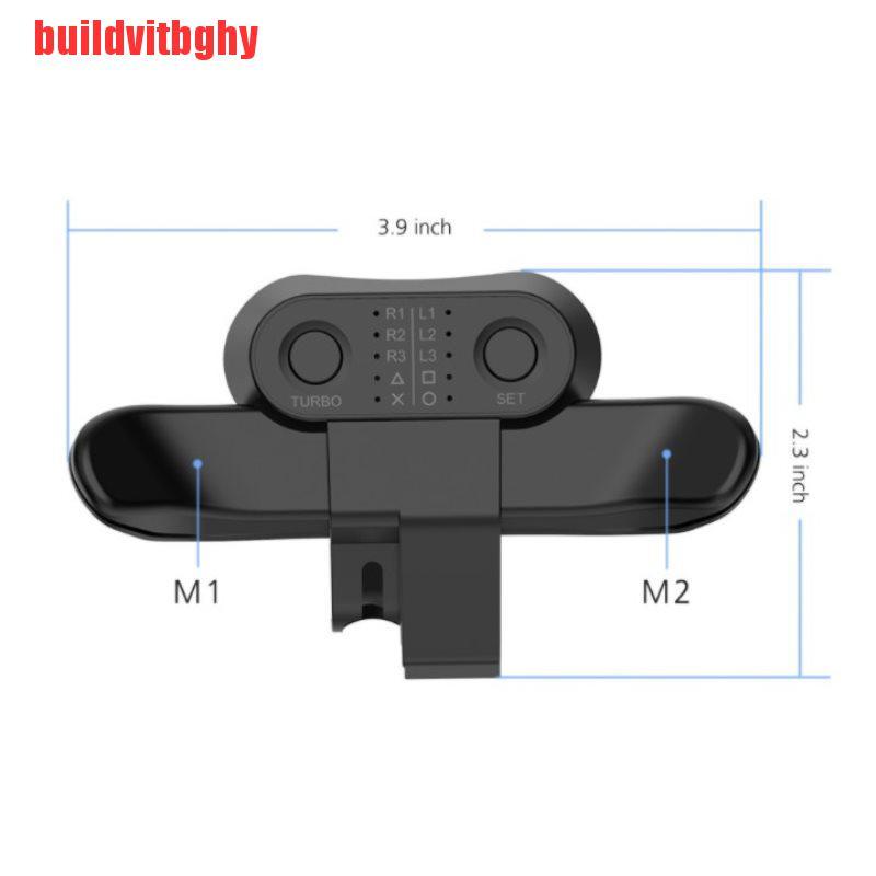 {buildvitbghy}Extended Gamepad Back Button Attachment Joystick Rear Button With Key Adapter IHL