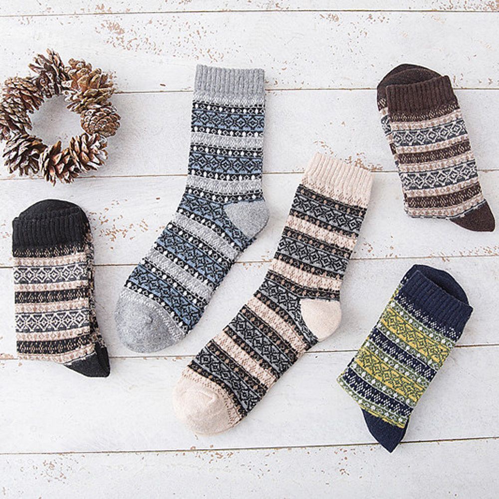 Vớ cổ cao họa tiết thời trang phong cách retro cho nam | BigBuy360 - bigbuy360.vn