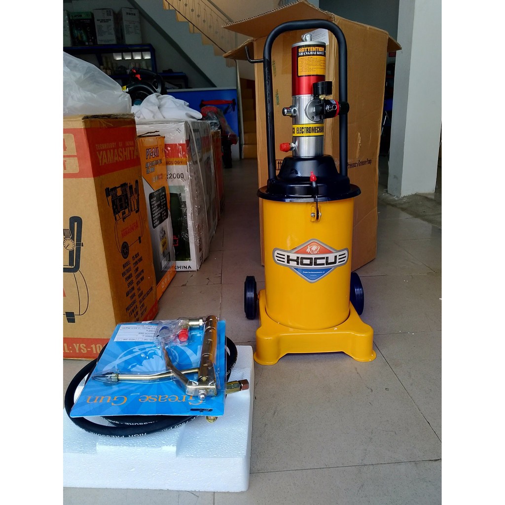 Máy bơm mỡ khí nén Kocu GZ-8