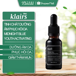 Tinh chất dưỡng ẩm phục hồi da klairs midnight blue youth activating drop 20ml