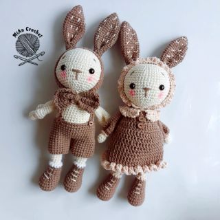 Thú len móc theo order