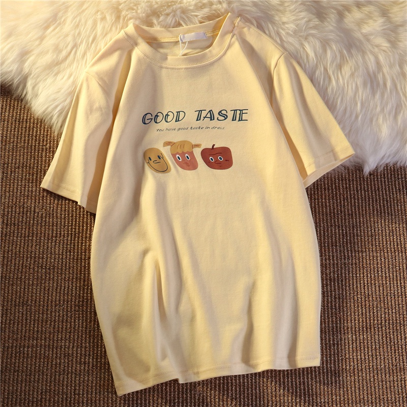 Áo thun tay lỡ nam nữ, phom rộng unisex hàn quốc, thun unisex in hình Cute