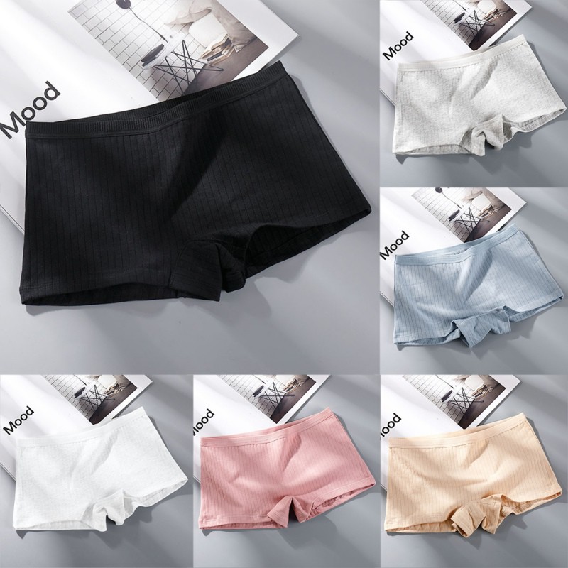 Quần lót boxer cotton không đường may cho nữ