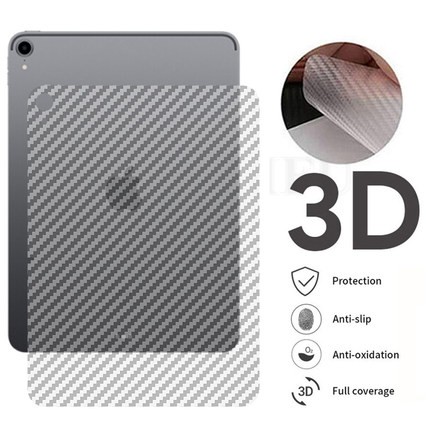 Dán vân Carbon 3D mặt lưng cho iPad Pro 11.0/12.9 inch 2018/2020/2021/10.9/10.5/10.2/Gen 7/8/9.7/Air/Mini 1/2/3/4/5