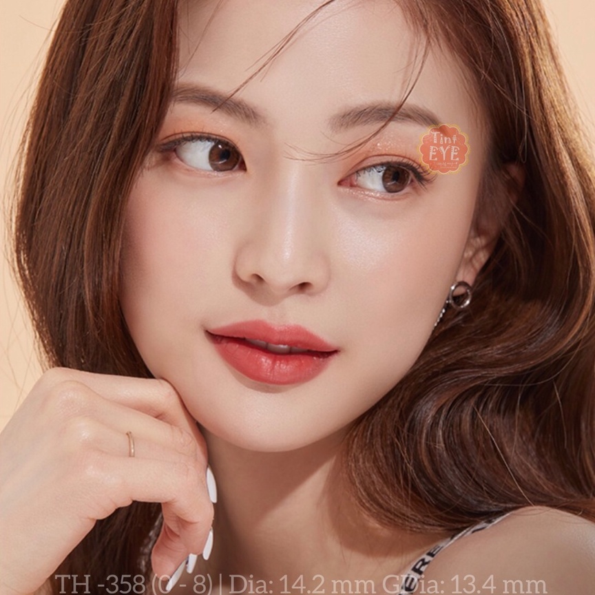 [Tặng Combo 175k] Kính Áp Tròng Cận Mira Brown Tinteye 358