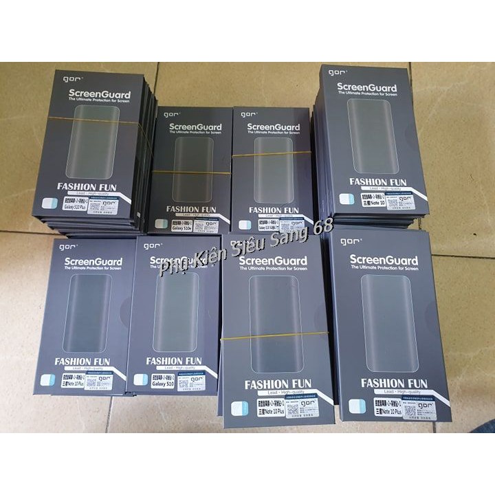 Combo Bộ Dán Dẻo 3D Full Màn Cho S10/S10+/S10E/S10 5G/ Note 10/ Note 10 plus - Pk68