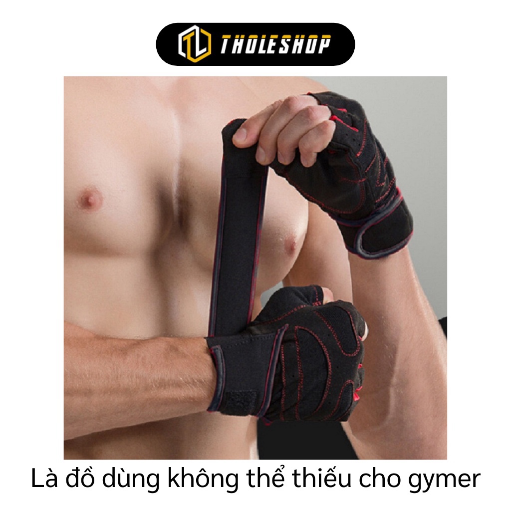 Găng tay  GIÁ VỐN  Găng tay thể thao tập gym, thoáng và thoát mồ hôi cực tốt chuyên dùng cho thể thao 7877