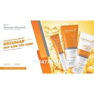 ✅ COMBO DƯỠNG DA DÀNH CHO DA MỤN DECUMAR ADVANCED