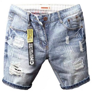 Quần short jean nam - phong cách