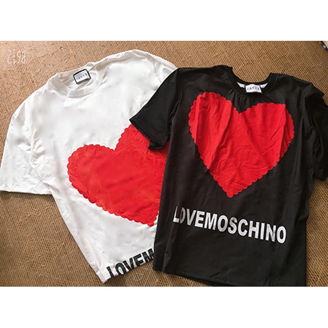 [FreeShip50K] Áo Phông Nữ Dáng Rộng In Hình Trái Tim Hot Trend ( Ảnh Thật )