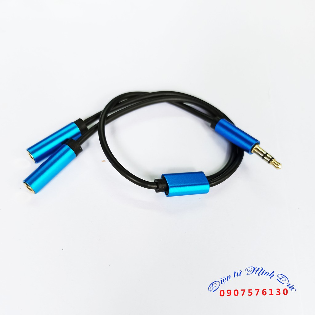 Audio Cable - Cable 3.5mm to 2 3.5 mm flemale - Dây Chia 3.5 Ly