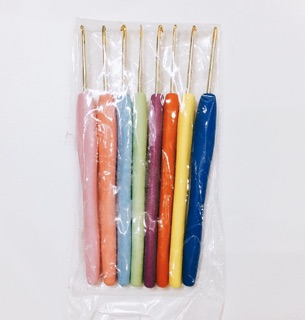 Bộ kim móc cán dẻo 8 cây