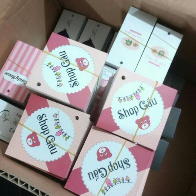 Combo 1000 chiếc tag giấy + 1000c dây dù