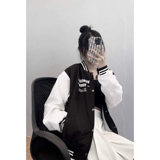 Áo khoác dù Bomber Jacket 1988 form rộng nam nữ