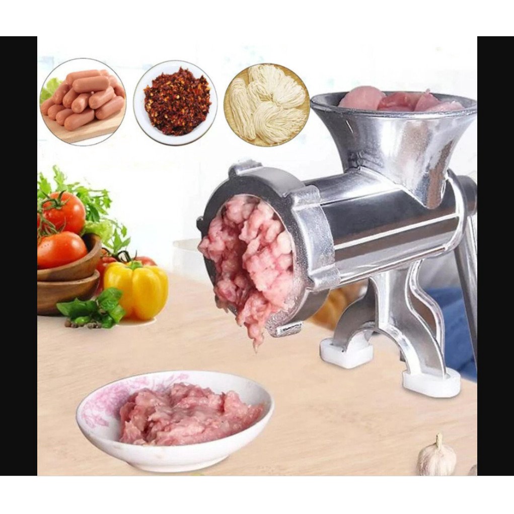 Máy xay thịt nhồi xúc xích và ép cám thành sợi cho chó mèo, cho lợn ăn