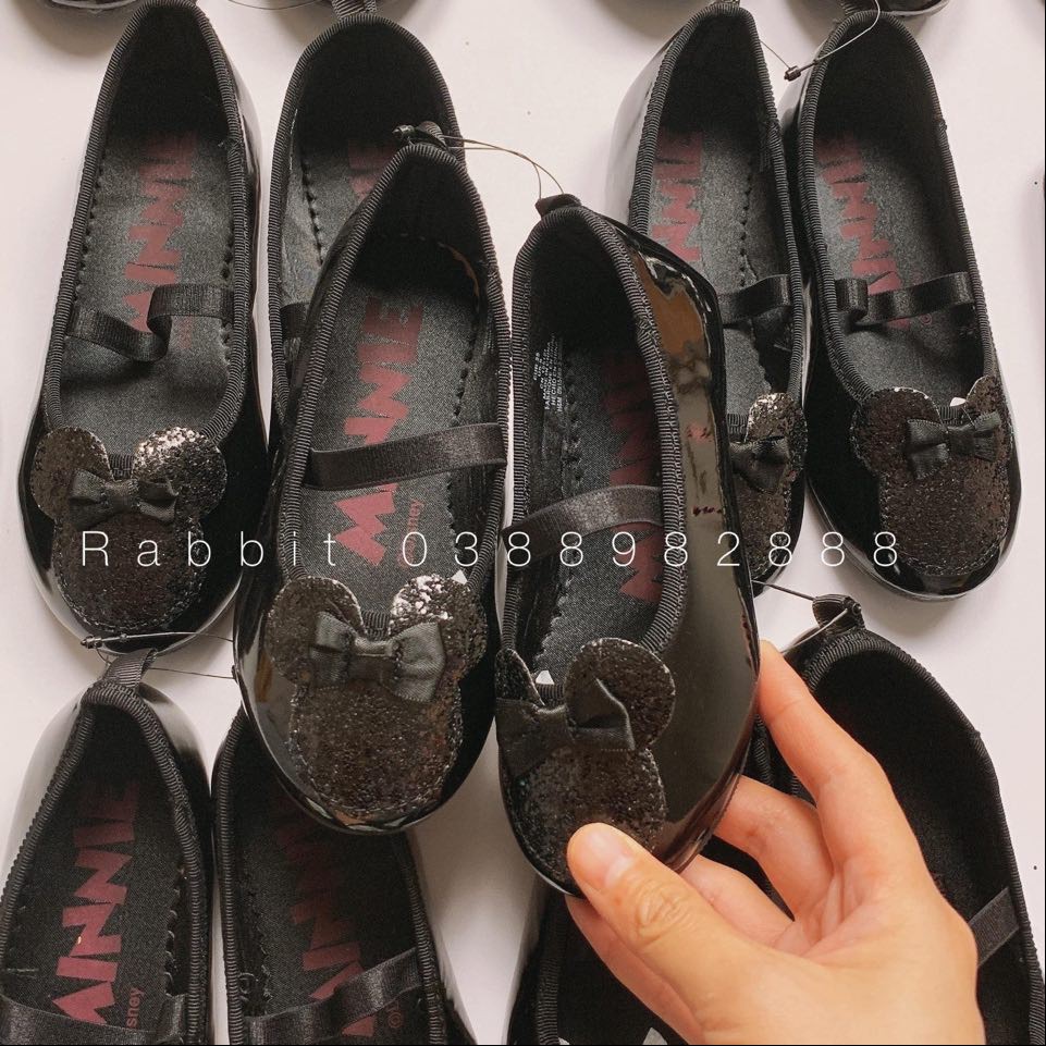 Giày Minnie đen - RABBITSHOP