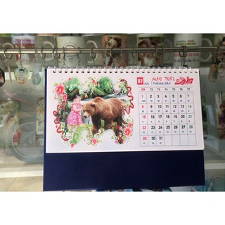 Lịch để bàn in hình em bé