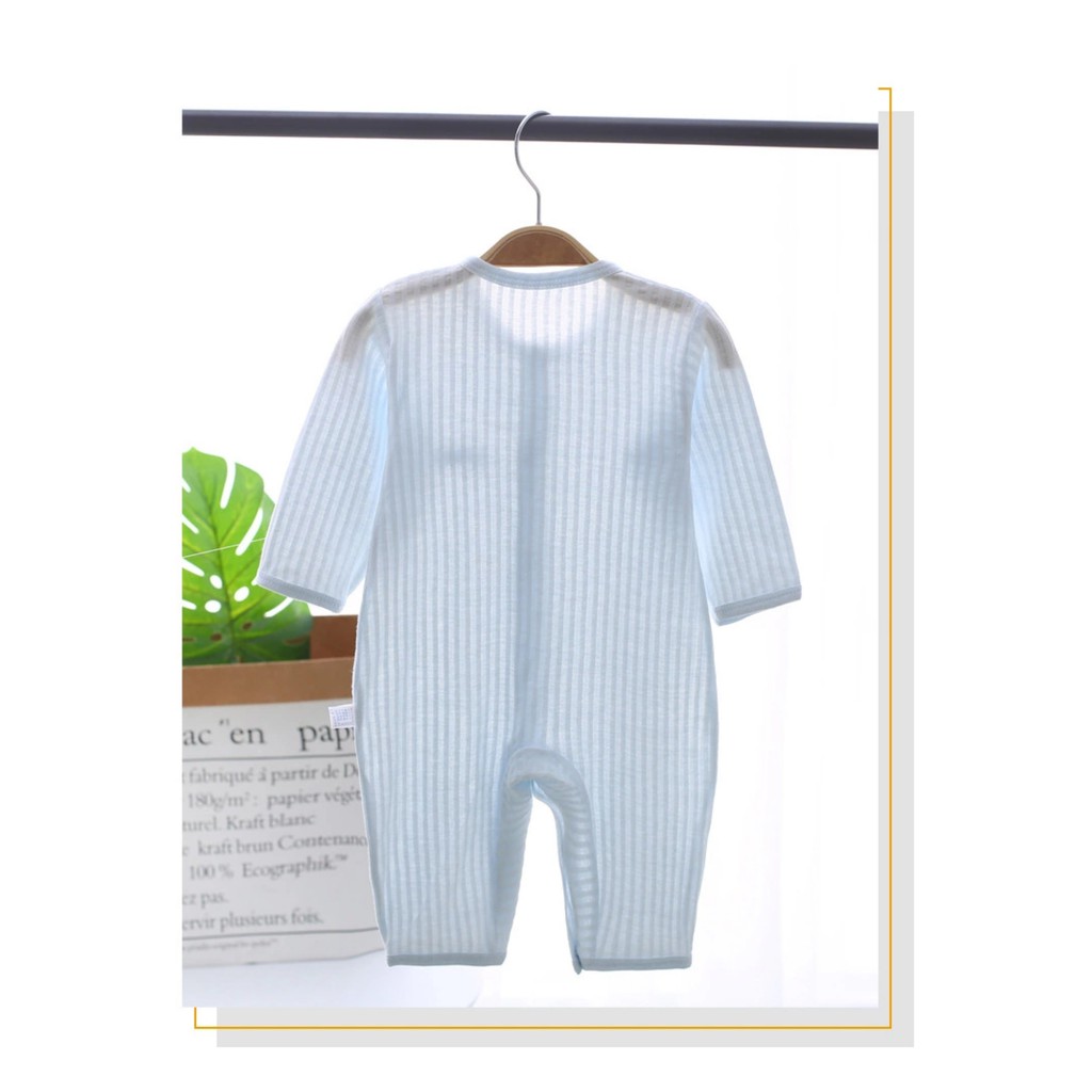 Bodysuit, body liền thân dài tay hè thu cotton cho bé trai và bé gái sơ sinh từ 3-14kg, hàng đẹp xuất Hàn