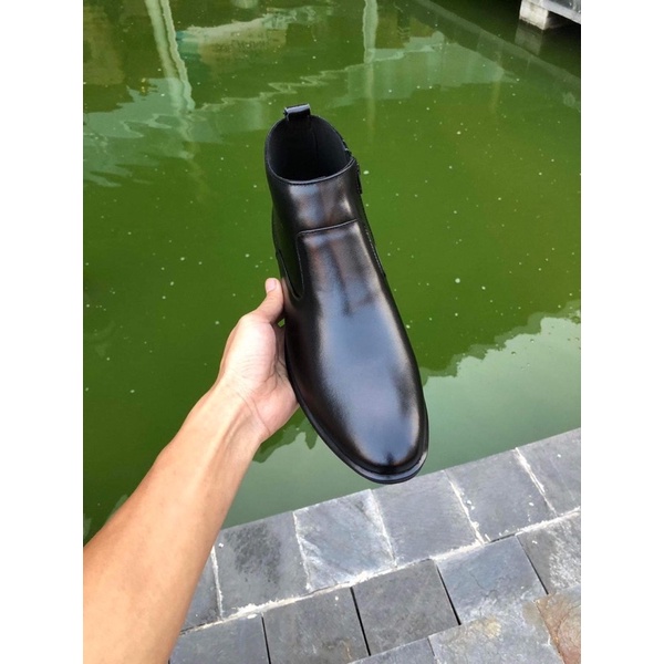 Chelsea boot khoá,đế khâu,da bò 100%