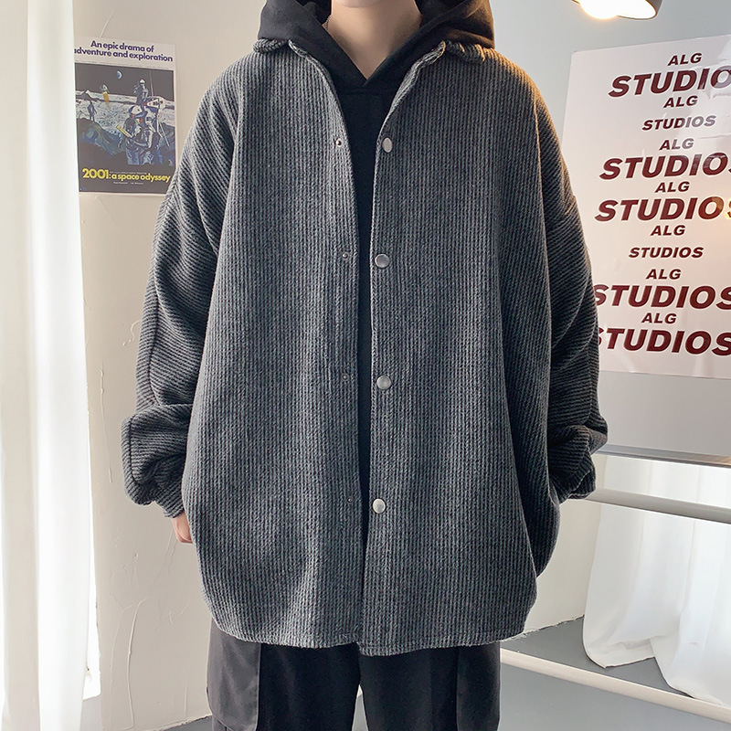 Áo Khoác Sơ Mi Vải Cotton Lông Cừu Thời Trang Xuân Thu | BigBuy360 - bigbuy360.vn