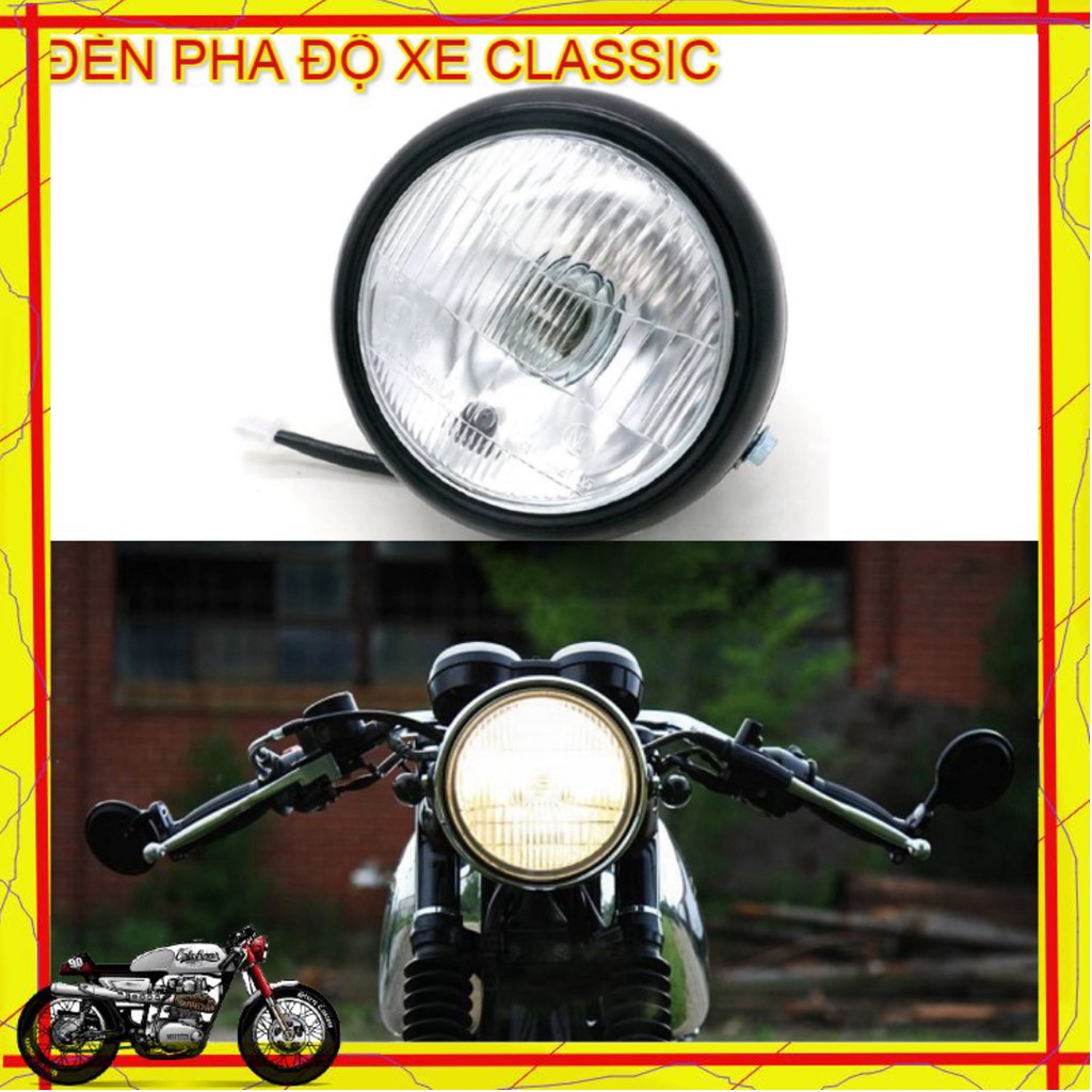 🚚[ FREE SHIP] GÁO ĐÈN TRÒN 💎 ĐÈN PHA XE MÁY GN125  , chuyên độ các dòng xe classic, cafe racer , vintage