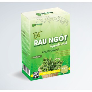 Bột rau ngót nguyên chất bổ sung dinh dưỡng behena hộp 50g