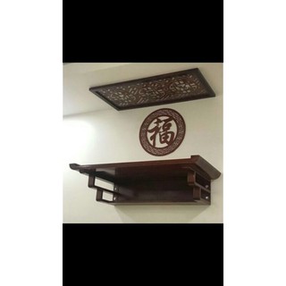 Bàn thờ treo tường gỗ sồi nhiều đủ kích thước