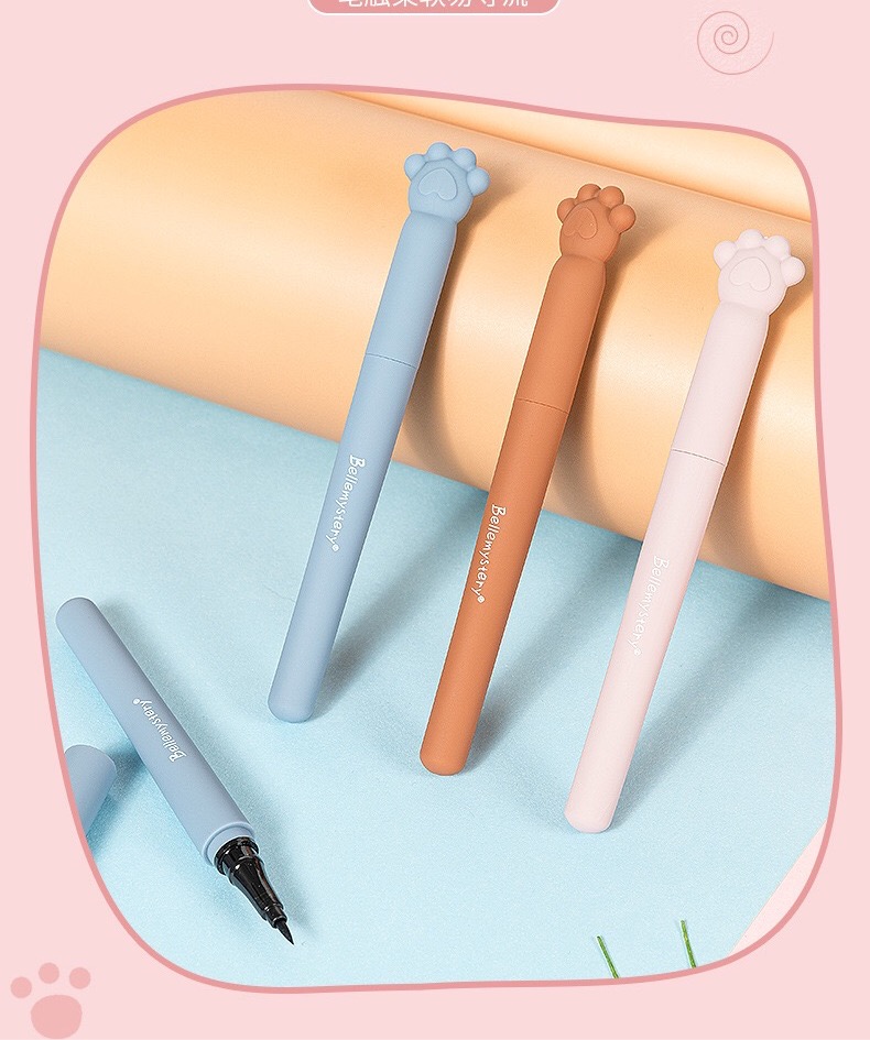 Bút kẻ mắt nước 3 màu chống thấm nước con gấu và phong cách little bear | BigBuy360 - bigbuy360.vn