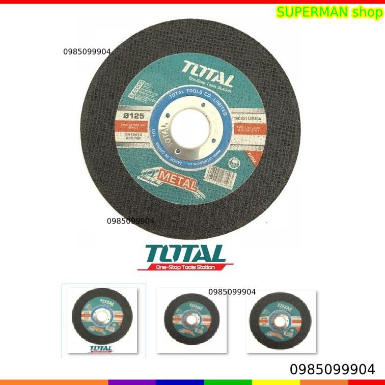 Đĩa cắt kim loại chính hãng 100mm 125mm 180mm Metal TOTAL TAC2211001SA /TAC2211253SA /TAC2211254SA /TAC2211803SA