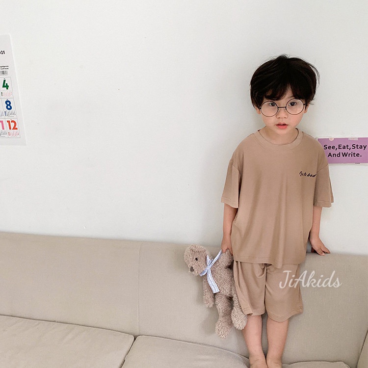 *** Free Ship ***Size Đại (20-32kg)- Bộ Quần Lửng Áo Lửng Chất Thun Lạnh Dành Cho Bé Trai và Bé Gái-Hàng Minky Mom Có Tú