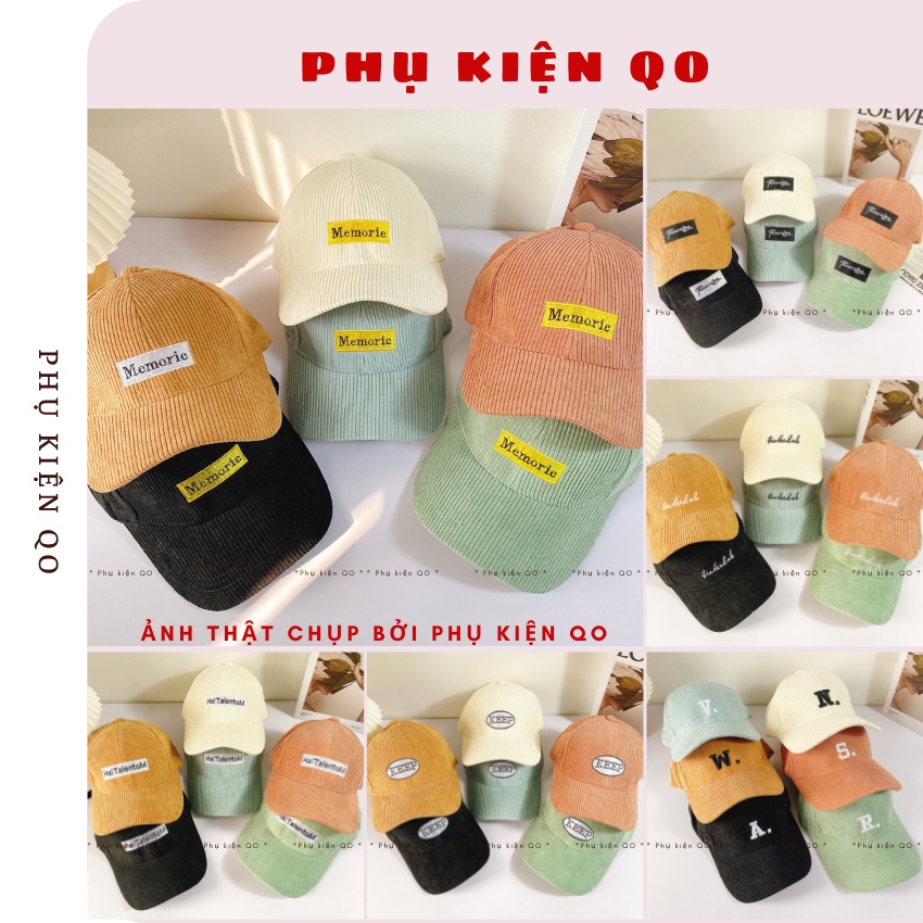 Mũ lưỡi trai , nón kết thêu chữ cá tính - CAP99