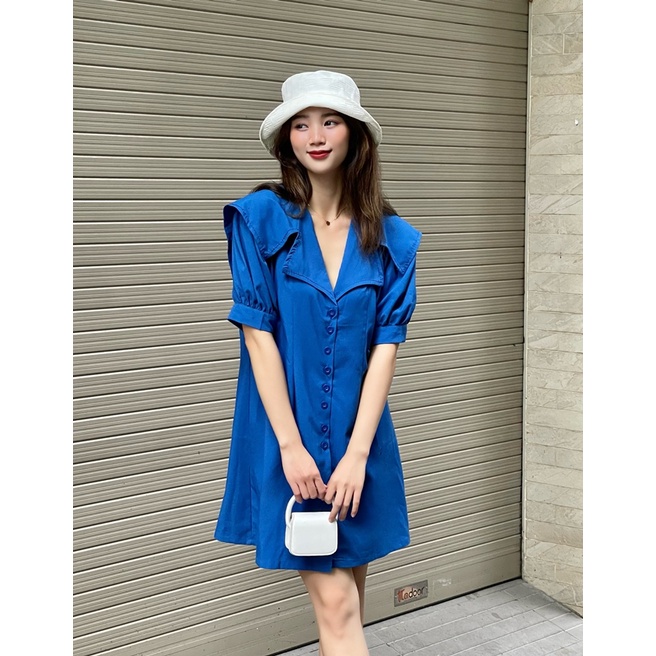 Đầm cổ vest mùa hè alina trẻ trung năng động Miều Est.2013