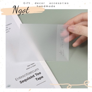 [SẴN] Tập 50 Tờ Giấy Note Trong Suốt