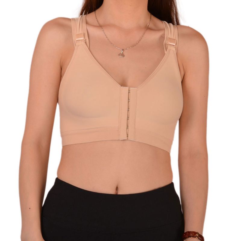 Áo Ngực Thể Thao Dây Bản Rộng Cài Khóa Trước Điều Chỉnh Được Hỗ Trợ Điều Chỉnh Tư Thế Lưng Không Dây