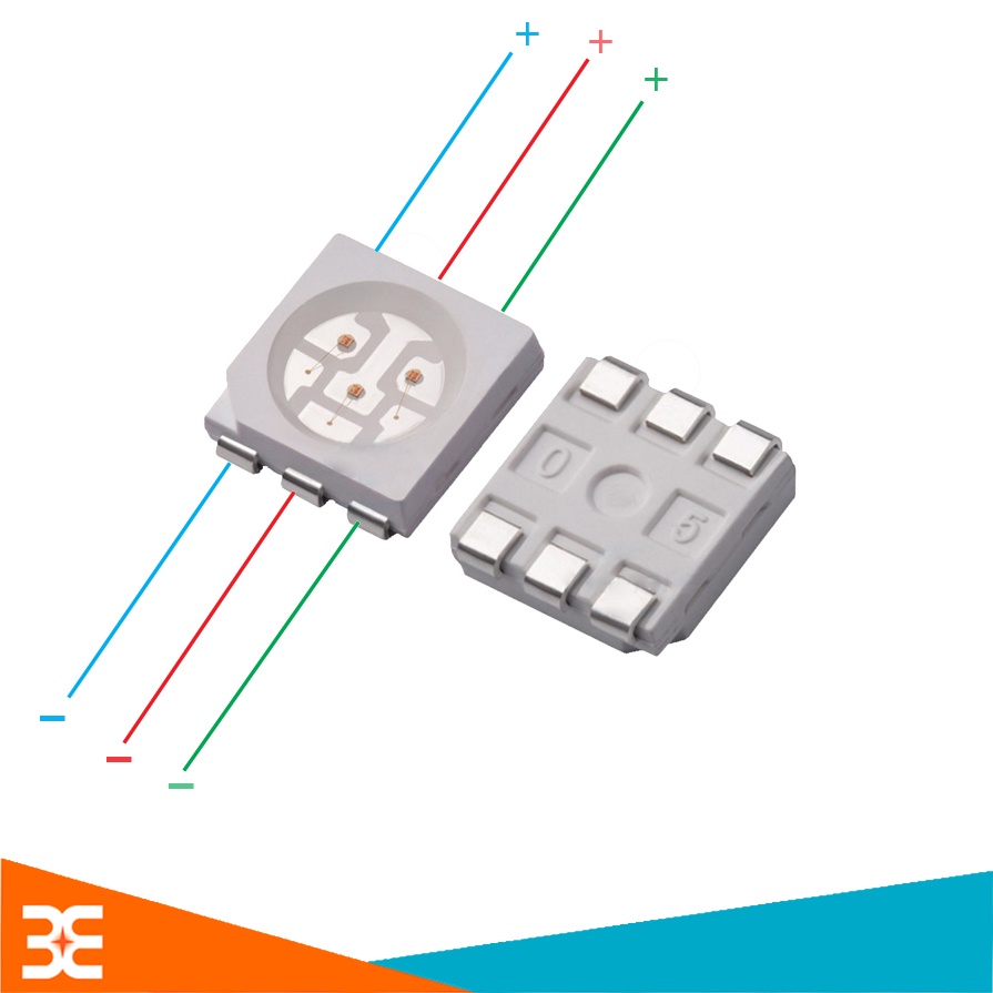 Sản phẩm Led RGB 5050 SMD 5x5mm - 1 Con
