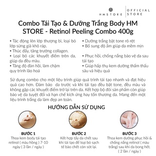 COMBO BODY BONG DA HM STORE ( BODY PEEL DA)