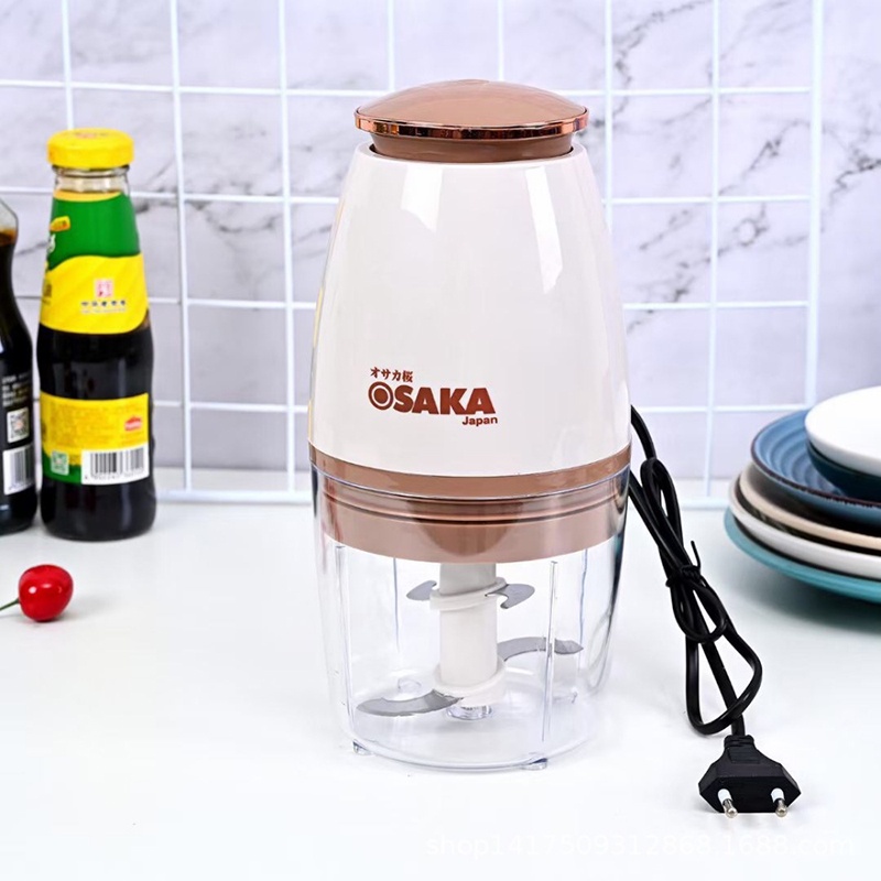 Máy Xay Đa Năng Osaka Japan, Máy Xay Sinh Tố, Rau Củ, Thịt Cao Cấp - Lưỡi Dao Lớn, Trục Xoay Chuyên Dụng