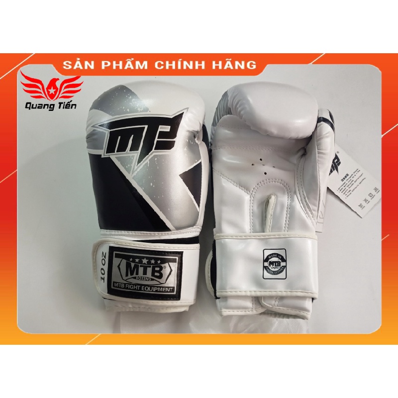 Găng tay Boxing Max MTB màu trắng