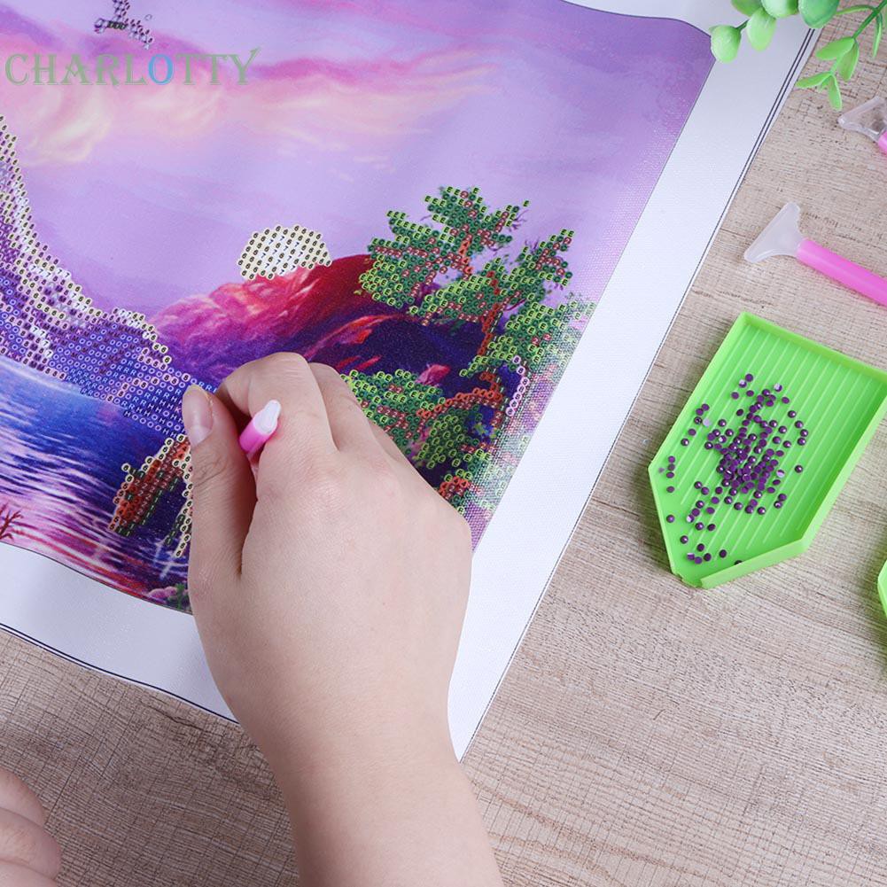 Bộ Dụng Cụ Tranh Đính Đá 5D Tự Làm