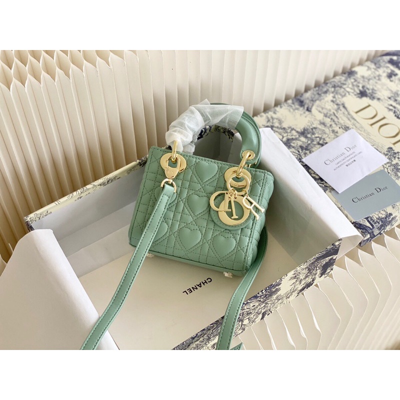 Túi xách đeo chéo size nhỏ siêu xinh thương hiệu Dior CD da thật cao cấp nhiều màu
