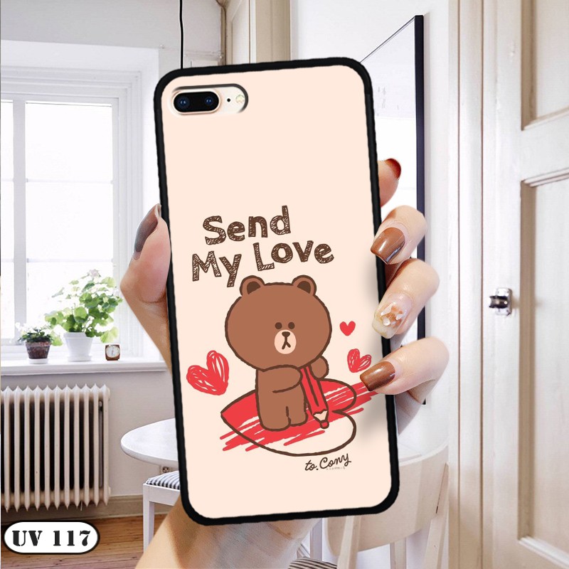 Ốp lưng điện thoại iPhone 7/ 8 Plus - lưng nhám viền dẻo