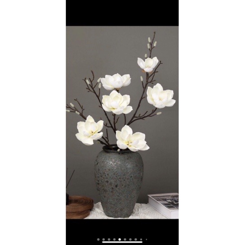 Hoa Mộc Lan Giả 120cm, 6 Bông HÀNG CAO CẤP CHẤT LƯỢNG